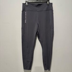 Peloton Womens XL Gray High Waisted Pocket Leggings Athletic Yoga Pants RN150110